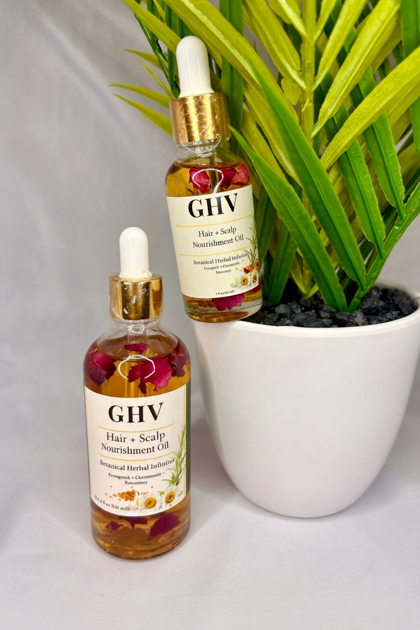 GHV Hair & Scalp Nourishment Oil- 4oz