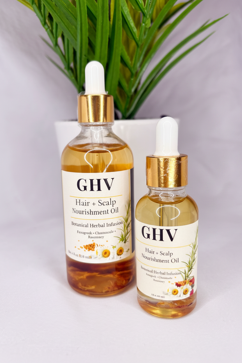 GHV Hair & Scalp Nourishment Oil- 4oz